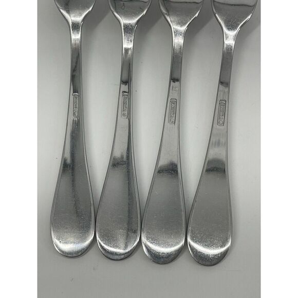 Oneida ICARUS Place Dinner Forks 8” Glossy Stainless Flatware Set Of 4 - Picture 6 of 7